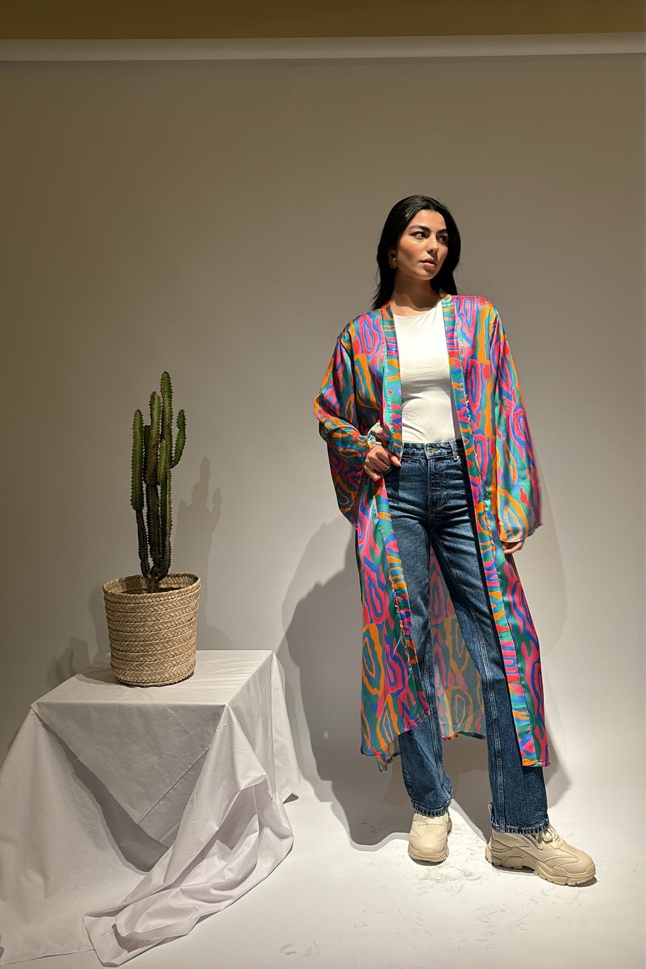 Printed Loose Kimono