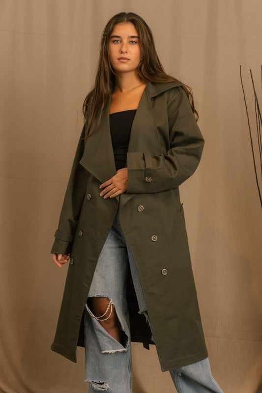 Gabardine Trench Coat