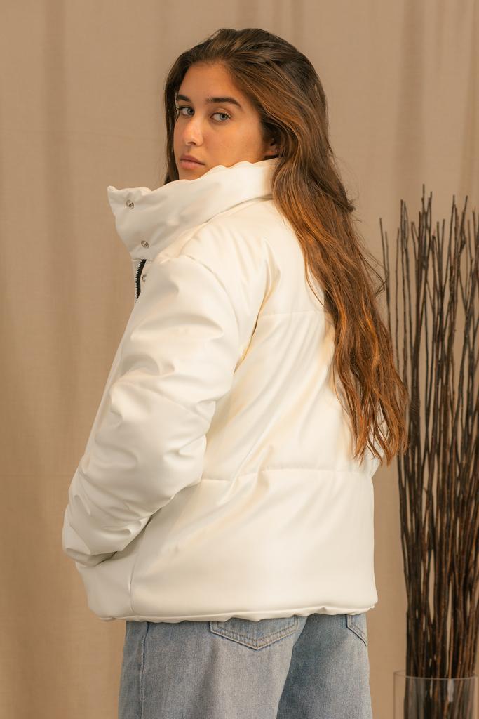 Puffer Jacket - Oversized - White