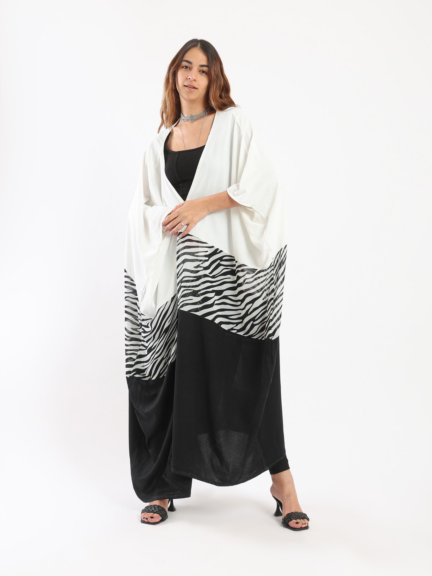 Zebra Line Kimono