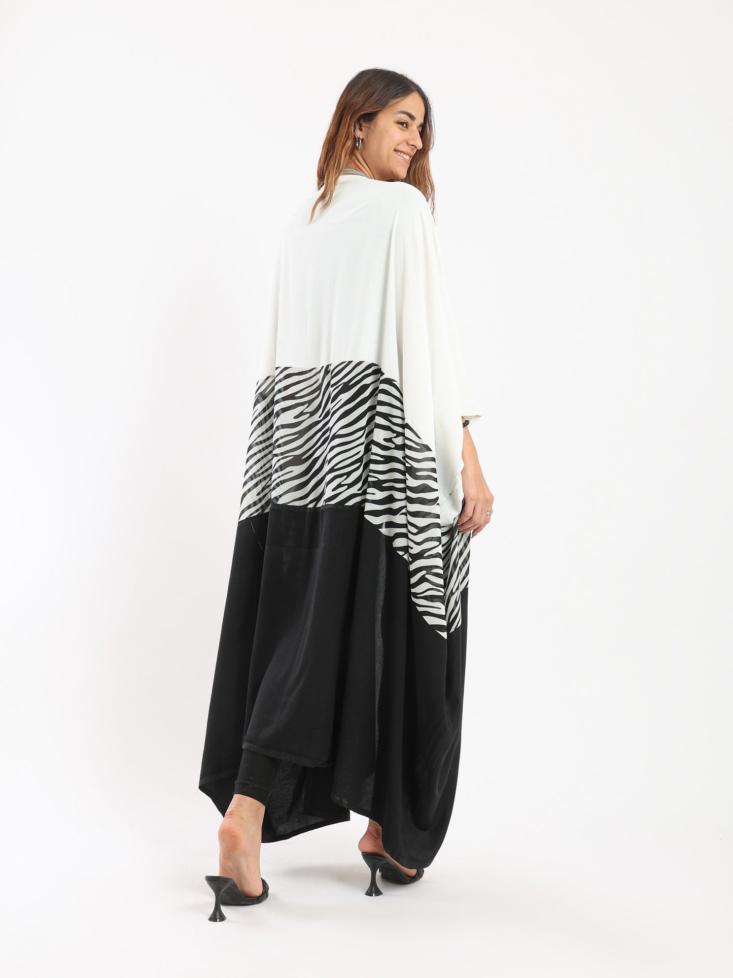 Zebra Line Kimono