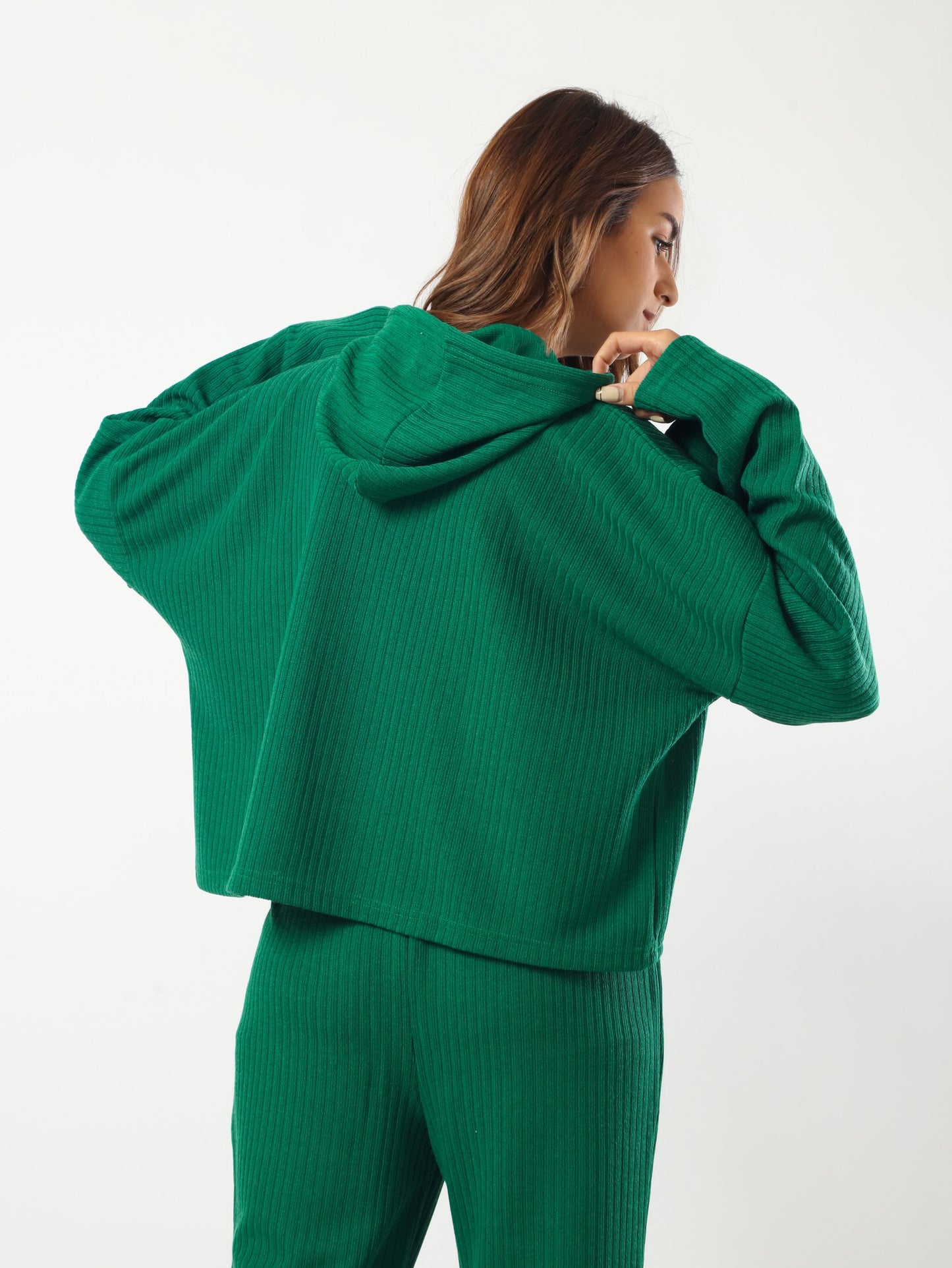 Comfy Ribbed Sweater - Green