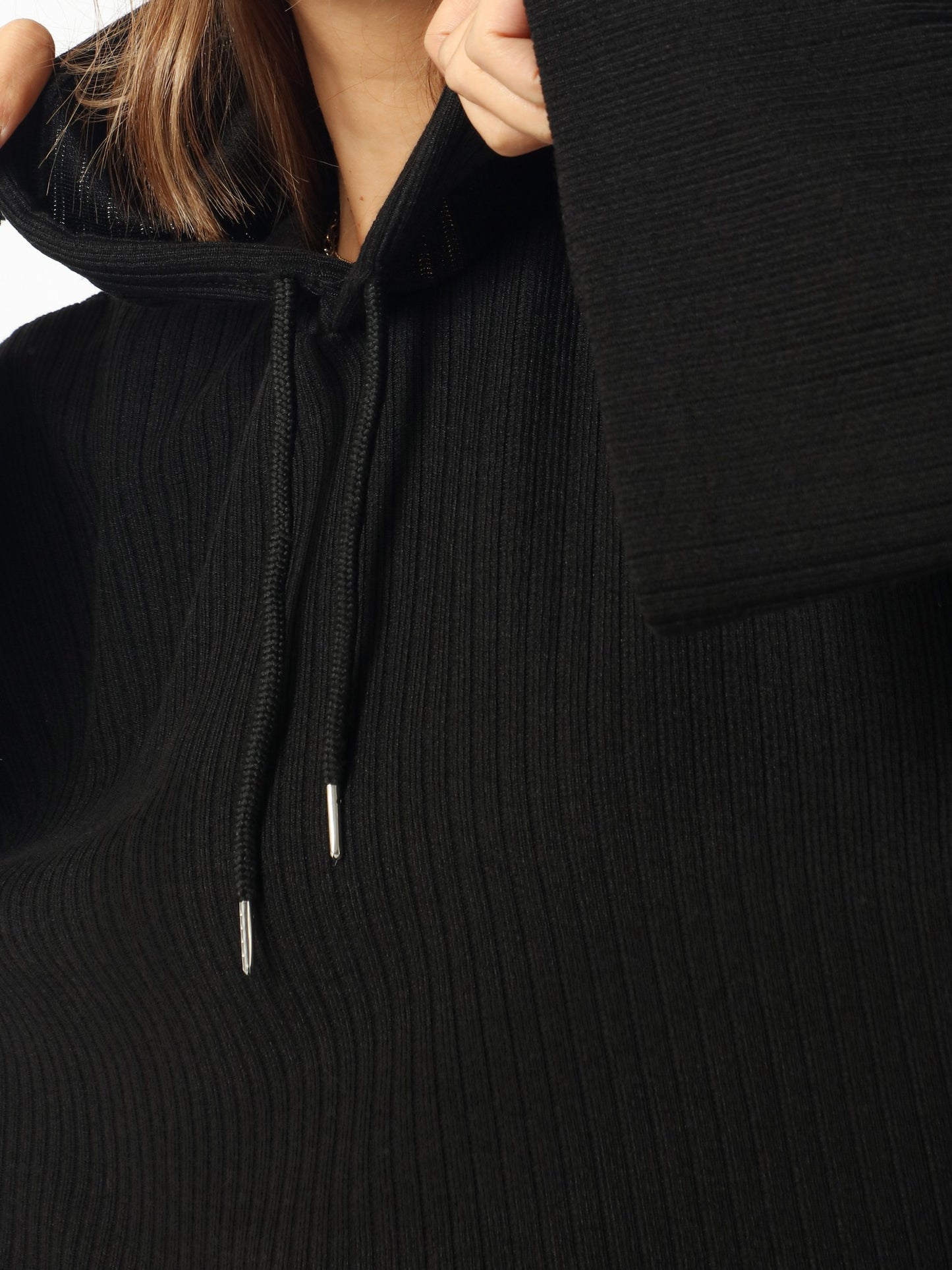 Comfy Ribbed Sweater - Black