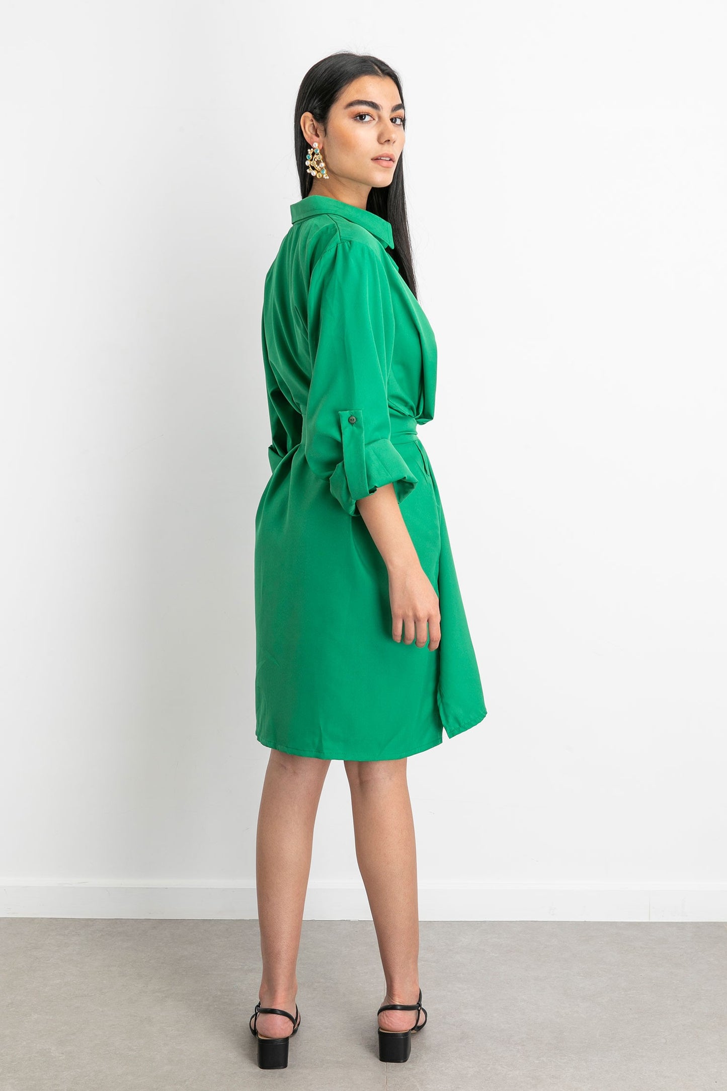 Beach And City Dress - Green