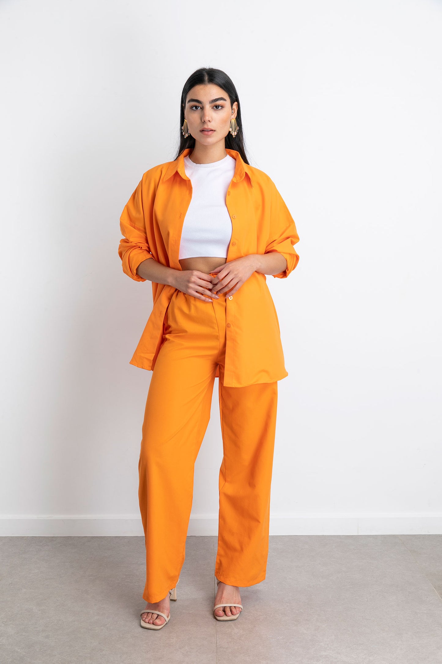 Trendy Pants - Orange