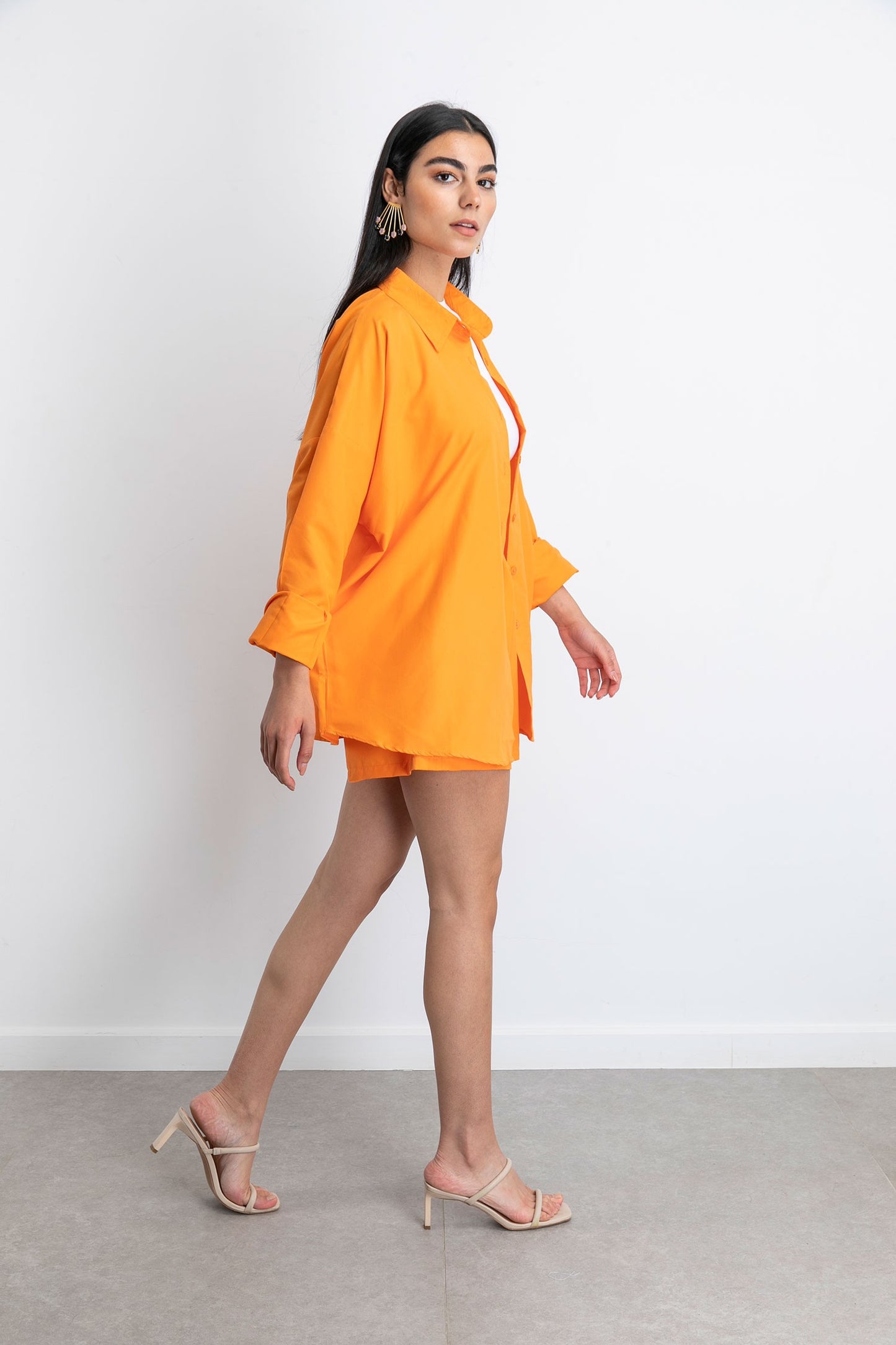 Trendy Short Set - Orange