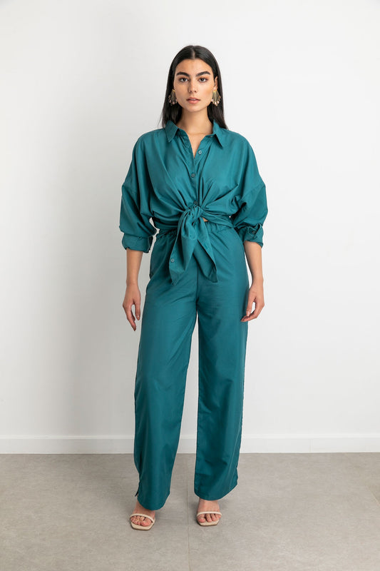 Trendy Pants - Teal