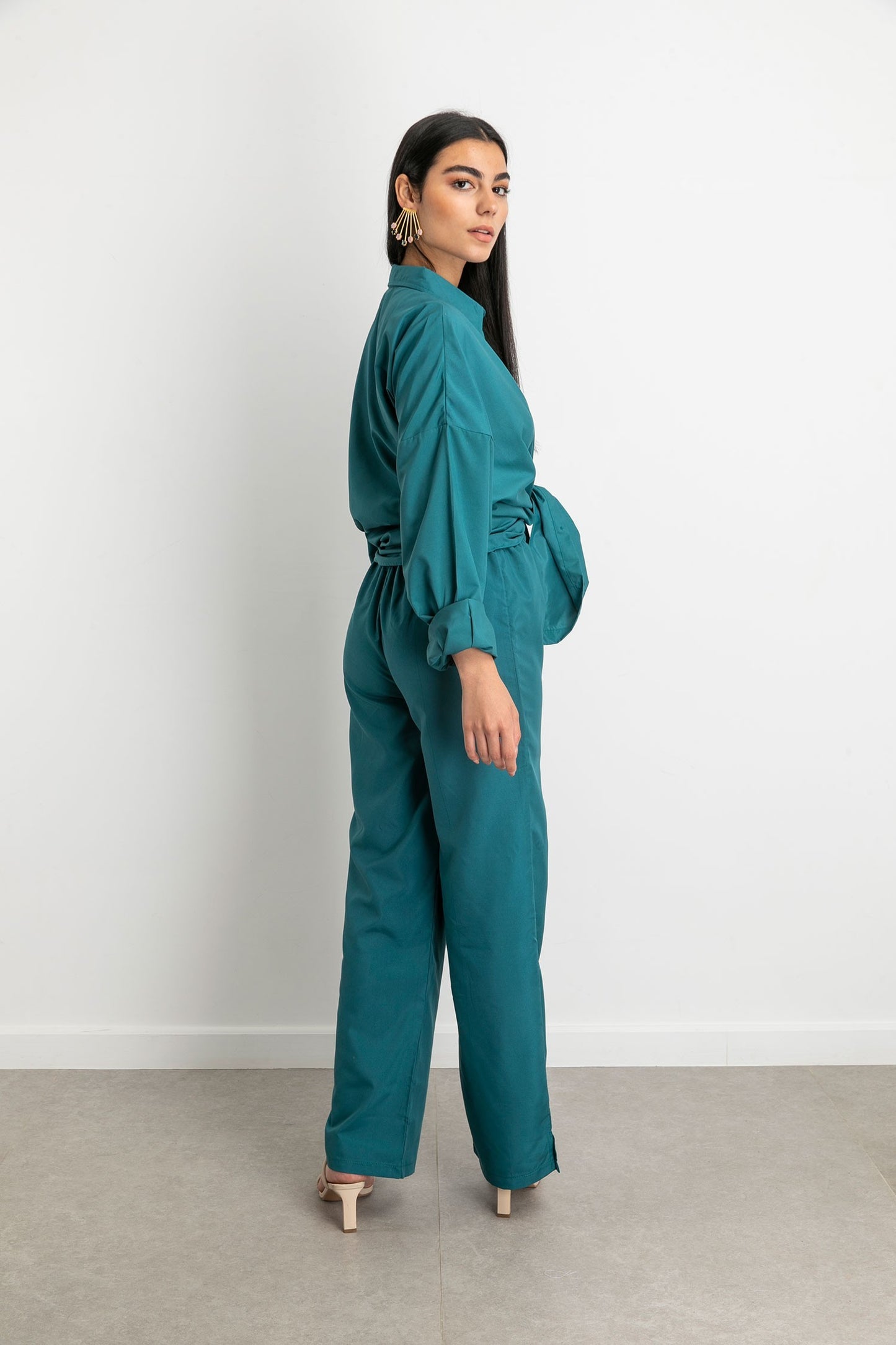 Trendy Pants - Teal