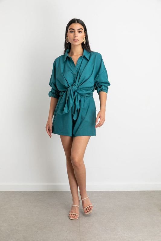 Trendy Short Set - Teal