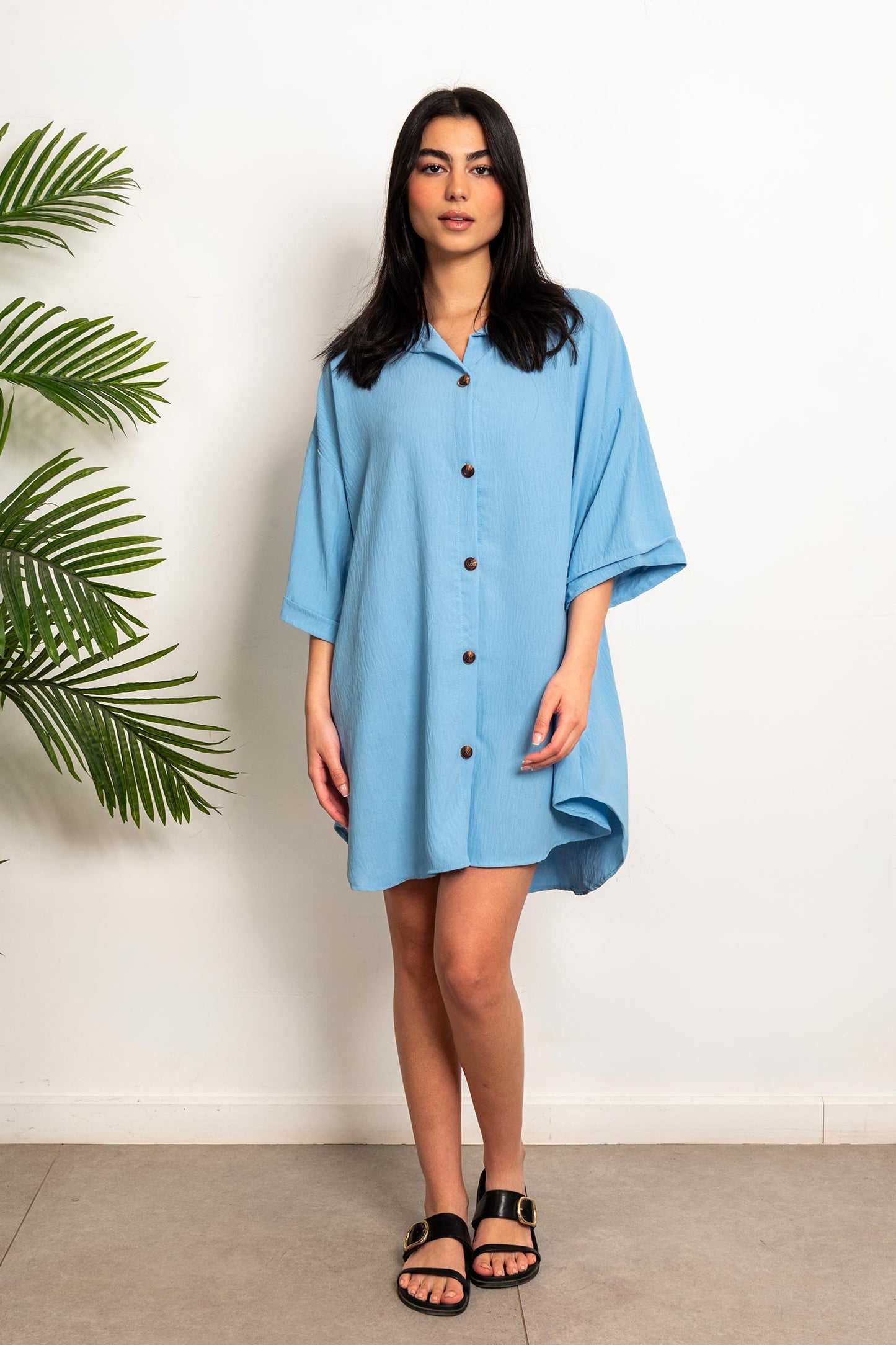 Summer Beach Dress - Baby Blue