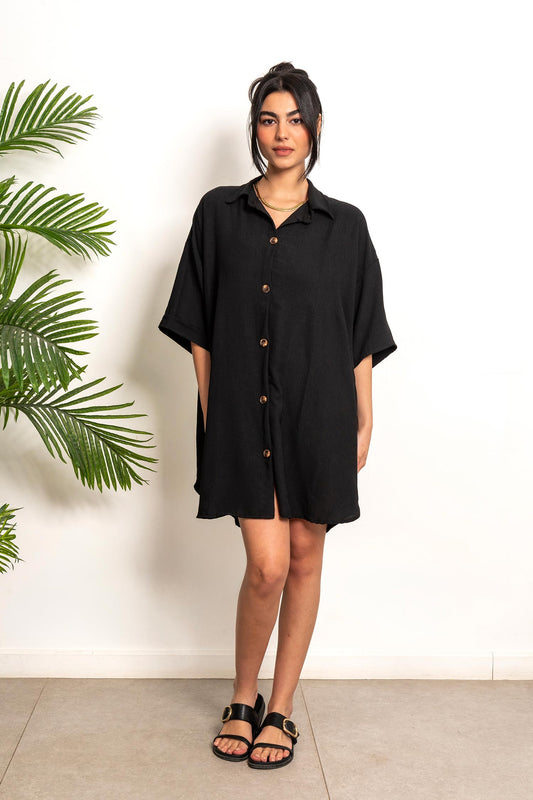 Summer Beach Dress - Black