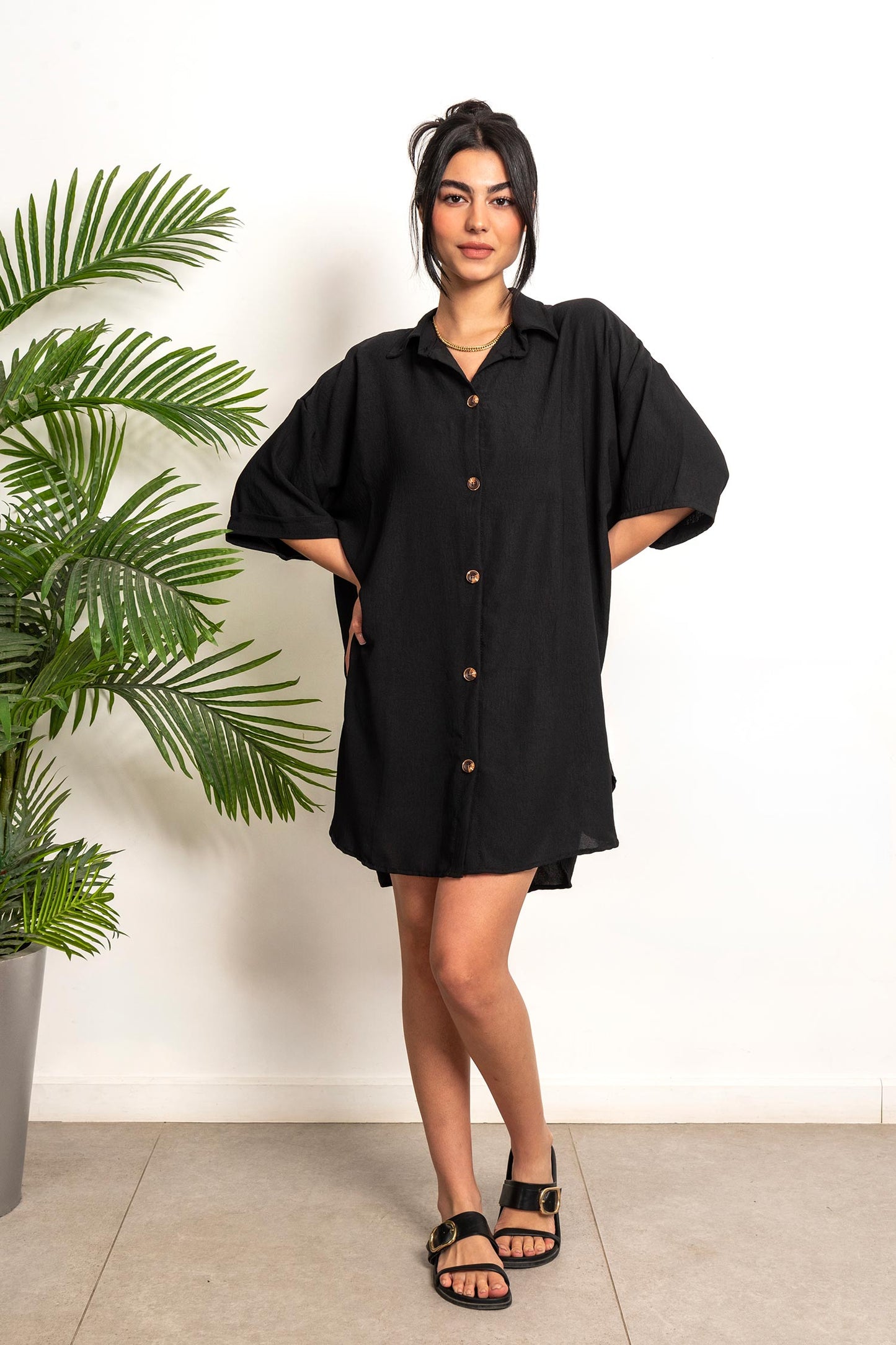 Summer Beach Dress - Black