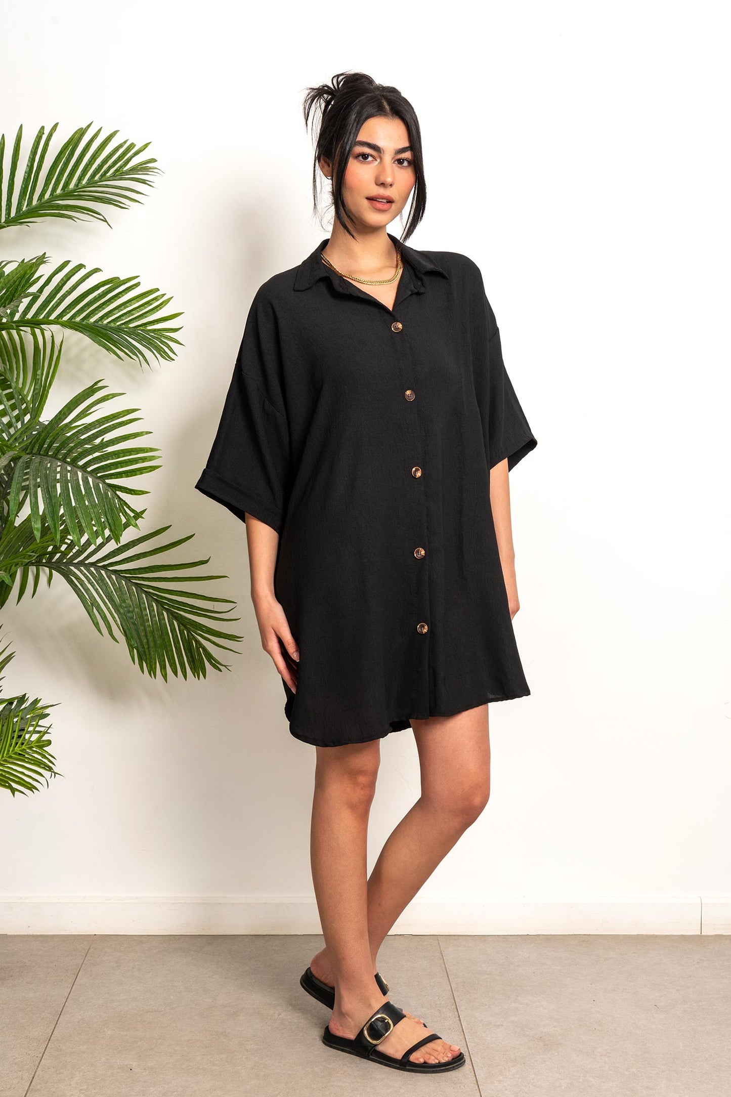 Summer Beach Dress - Black