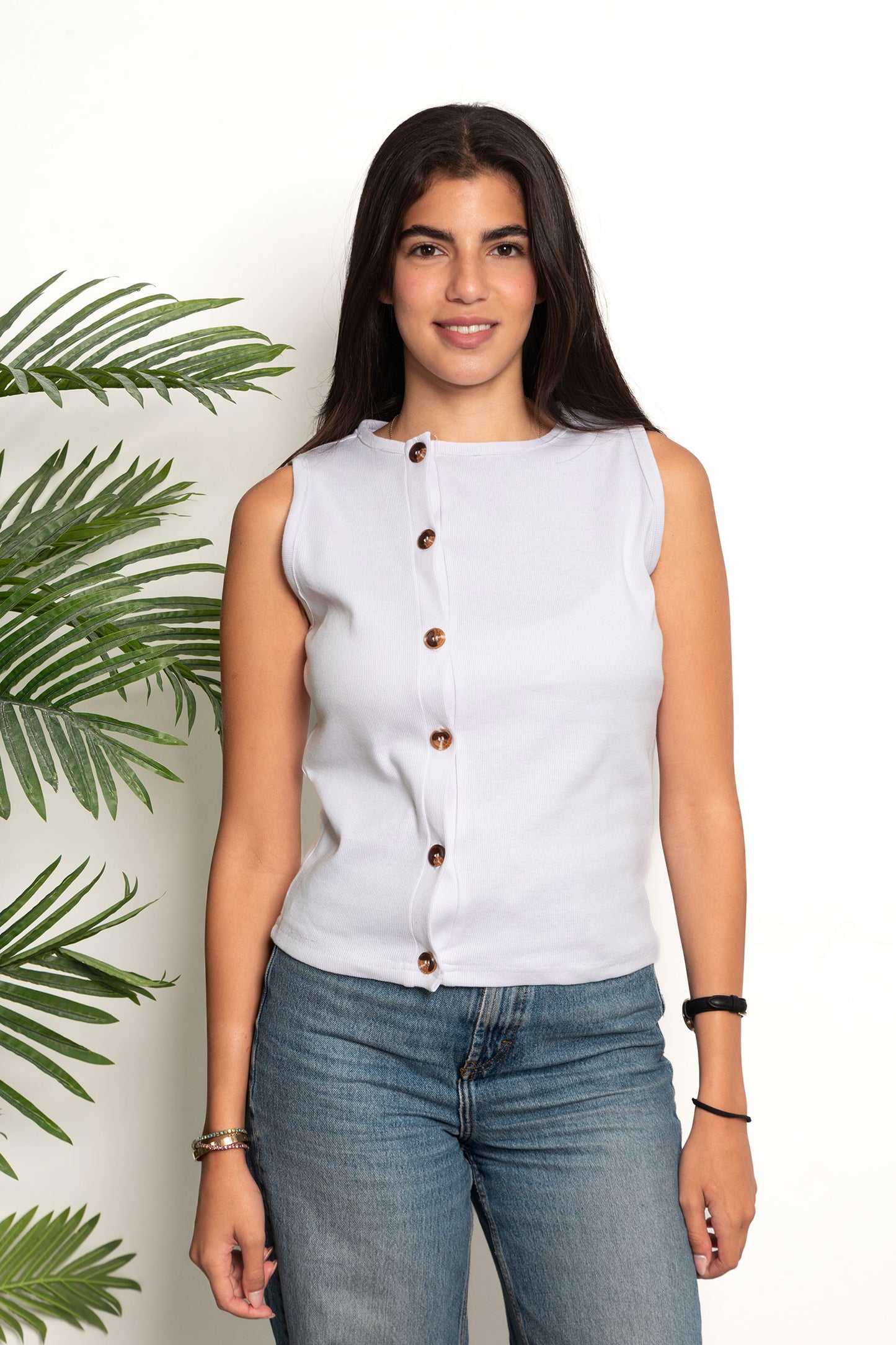 Adjustable Everyday Top - White