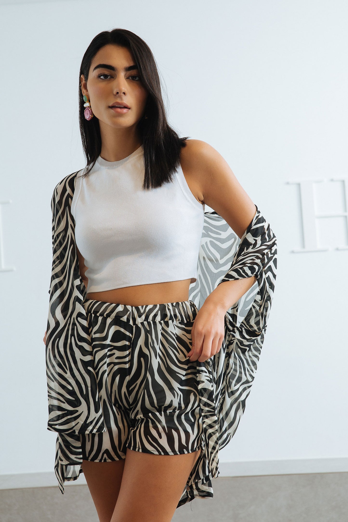 Zebra Printed Set